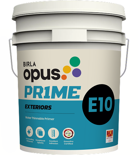 E10 Exterior Water Thinnable Primer: Birla Opus Prime