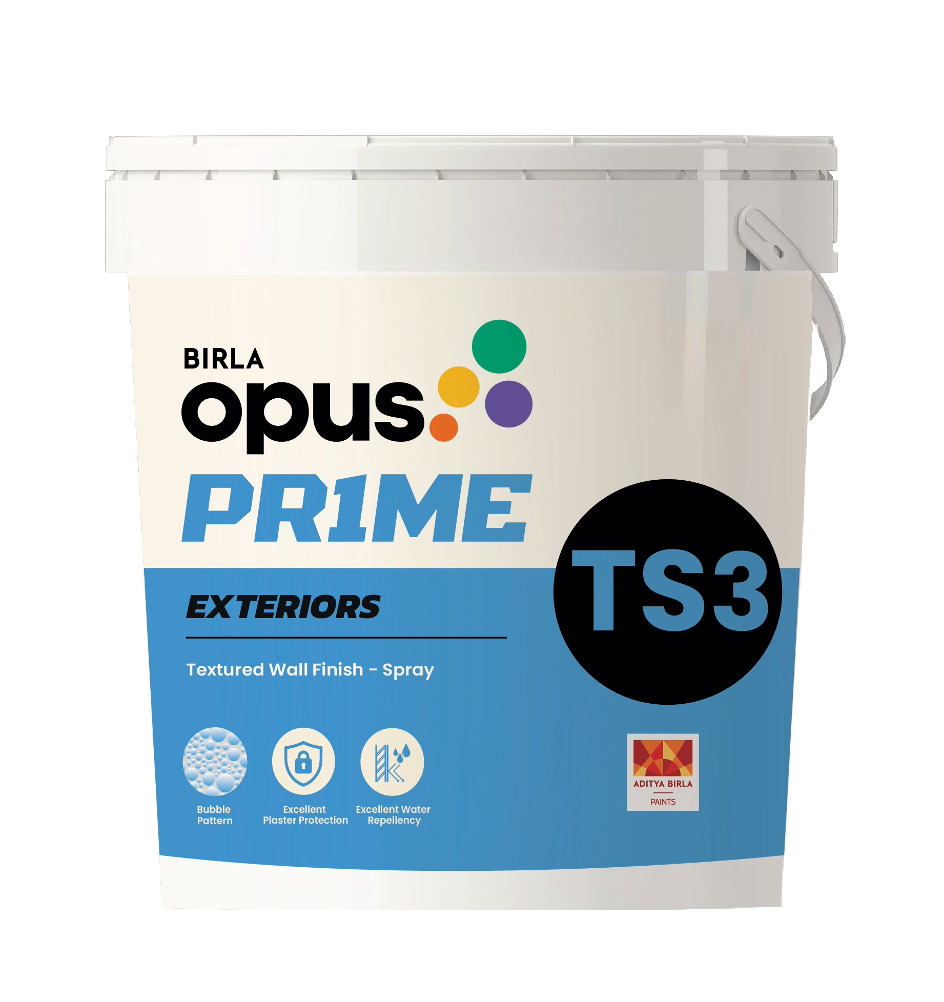 TS3 Exterior Textured Wall Finish Spray: Birla Opus Prime