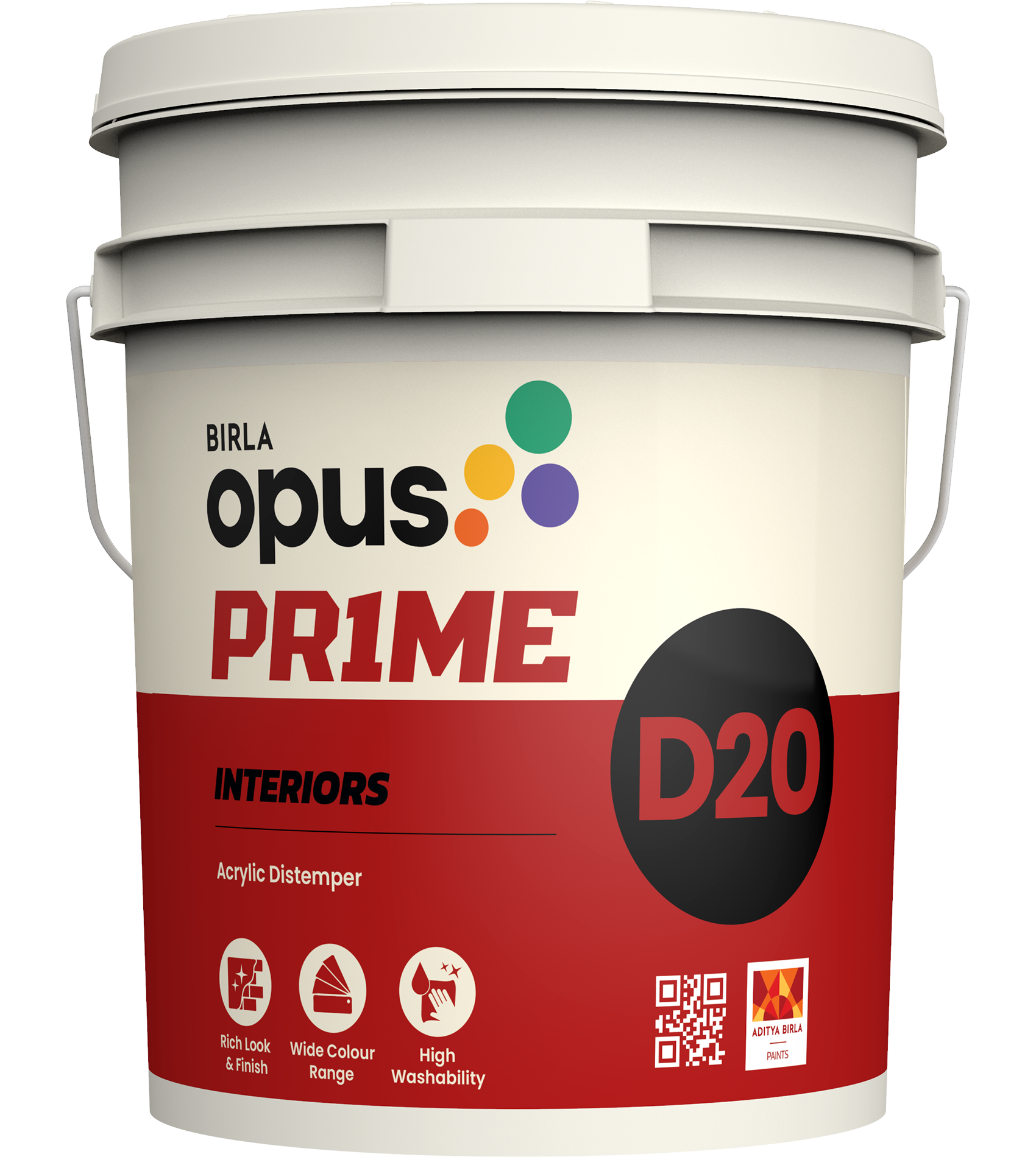 D20 Interior Acrylic Distemper: Birla Opus Prime