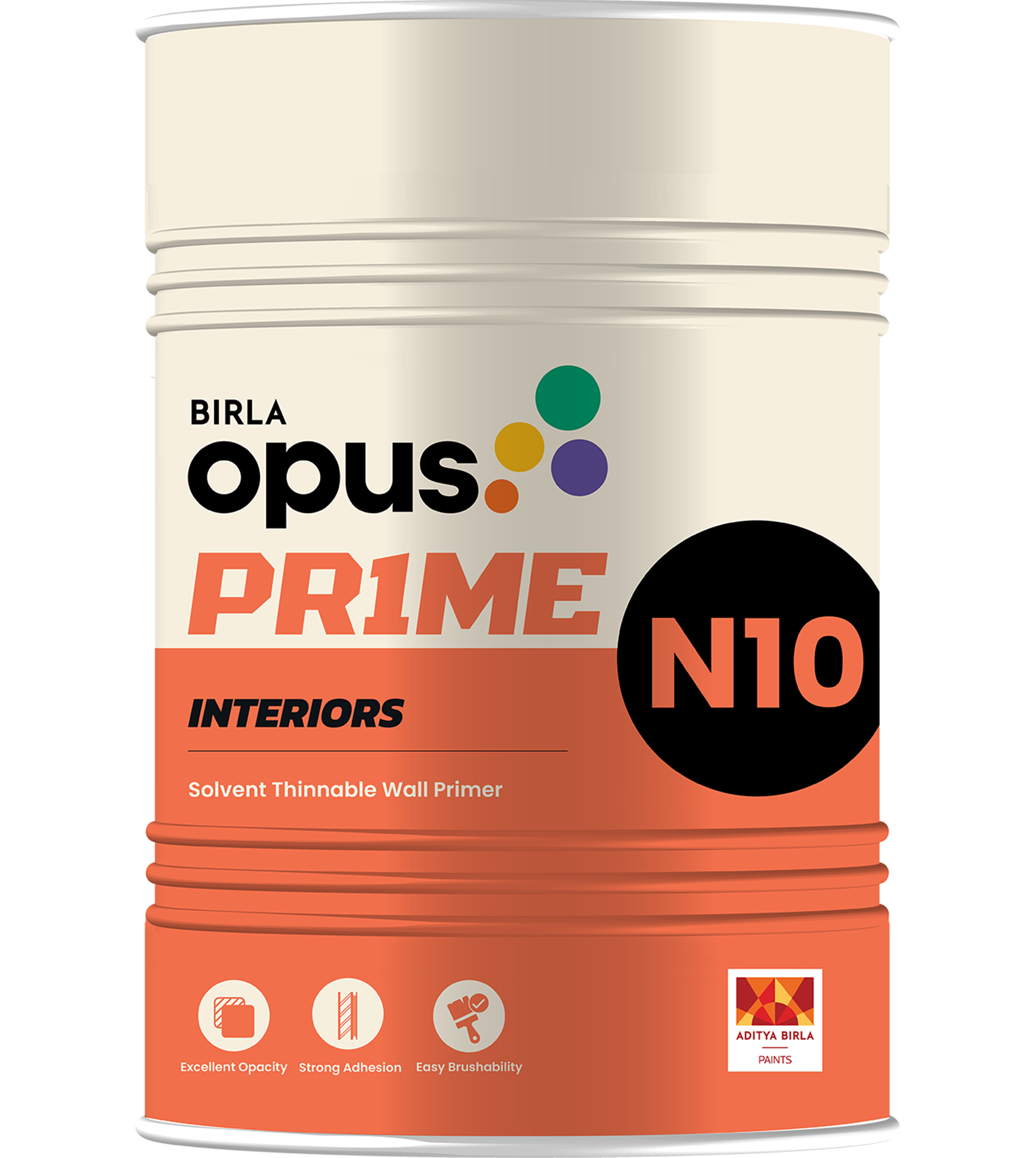 N10 Interior Water Thinnable Solvent Primer: Birla Opus Prime