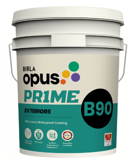 B90 Exterior Luxury Waterproof Coating: Birla Opus Prime